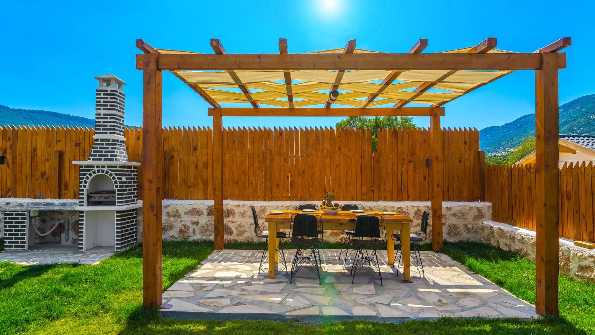 Kaş Hacıoğlan'da Geniş Bahçe İçerisinde, Özel Havuzlu, Lüks Taş Villa 45738 — 9