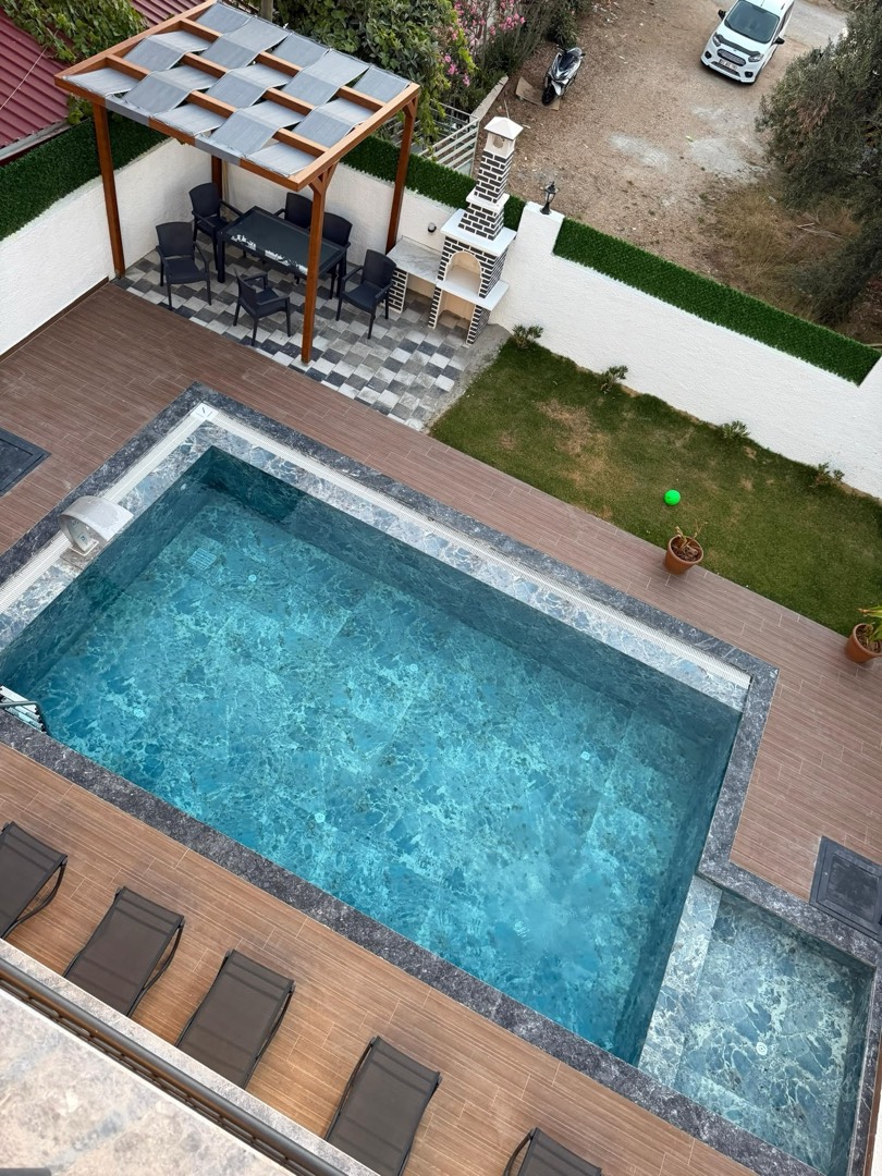 Fethiye Ölüdeniz'de Kalabalık Aileler için Uygun, Özel Havuzlu, Modern Villa 46039 — 5