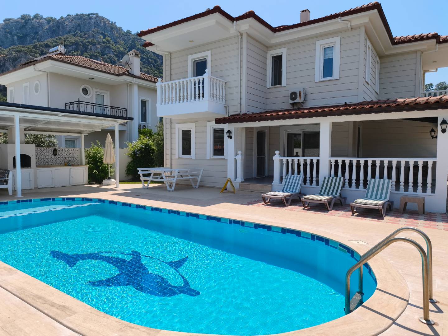 Ortaca Dalyan'da Geniş Aileler için İdeal, Özel Havuzlu, 4+1 Villa 46055