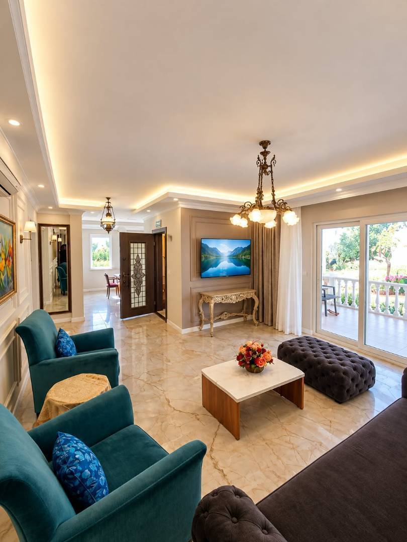 Ortaca Dalyan'da Geniş Ailelere Uygun, Özel Havuzlu, Konforlu Villa