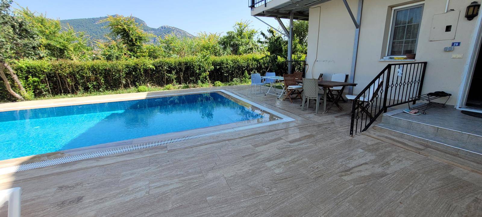 Ortaca Dalyan'da Sakin Konumda, Özel Havuzlu, Modern Villa 45744 — 4
