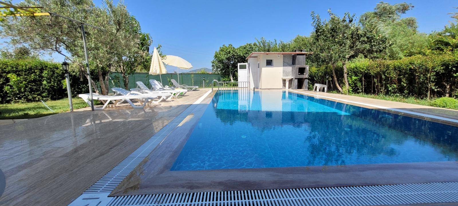 Ortaca Dalyan'da Sakin Konumda, Özel Havuzlu, Modern Villa 45744 — 5