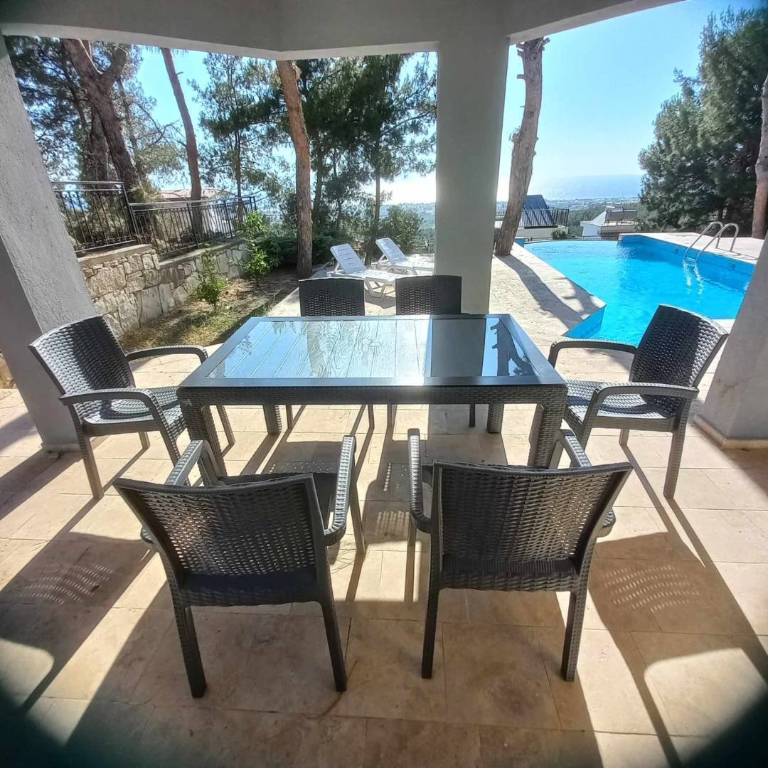 Kuşadası Soğucak'da Samos Adası Manzaralı, Özel Havuzlu, Lüks Villa 45979 — 4
