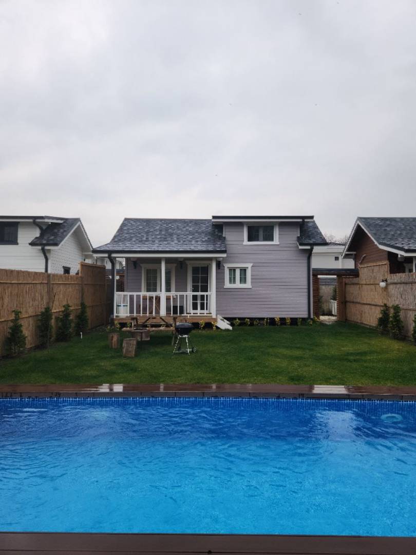Sapanca Kırkpınar'da Balayı Çiftlerine Uygun, Isıtmalı Havuzlu, Ferah Tiny House