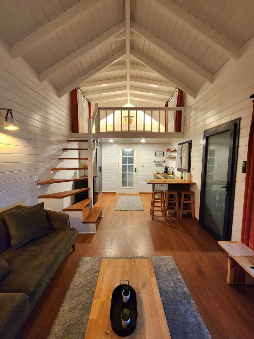 Sapanca Kırkpınar'da Tesis İçerisinde, Özel Havuzlu, 1+1 Tiny House