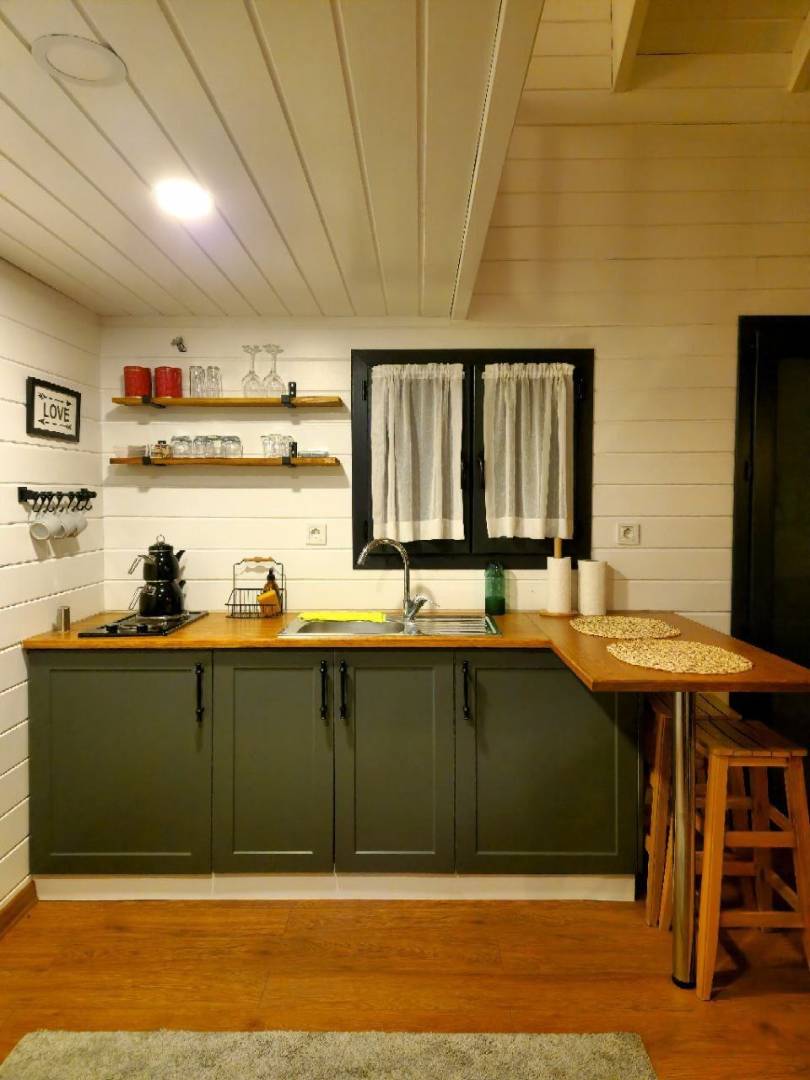 Sapanca Kırkpınar'da Tesis İçerisinde, Özel Havuzlu, 1+1 Tiny House
