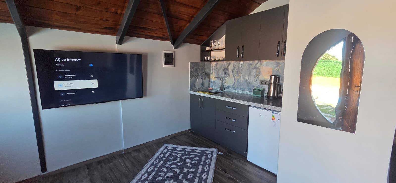 Sapanca Nailiye'de Muhteşem Göl Manzaralı, Özel Havuzlu, Bahçeli Bungalov 46364 — 4