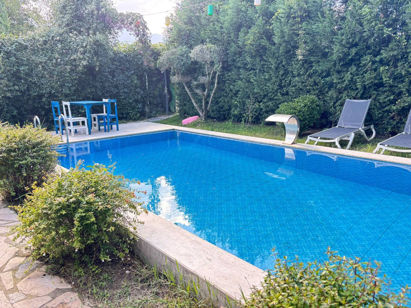 Sapanca Yanık'ta Yemyeşil Bahçeli, Özel Havuzlu, 2+1 Kiralık Villa 17575 — 3
