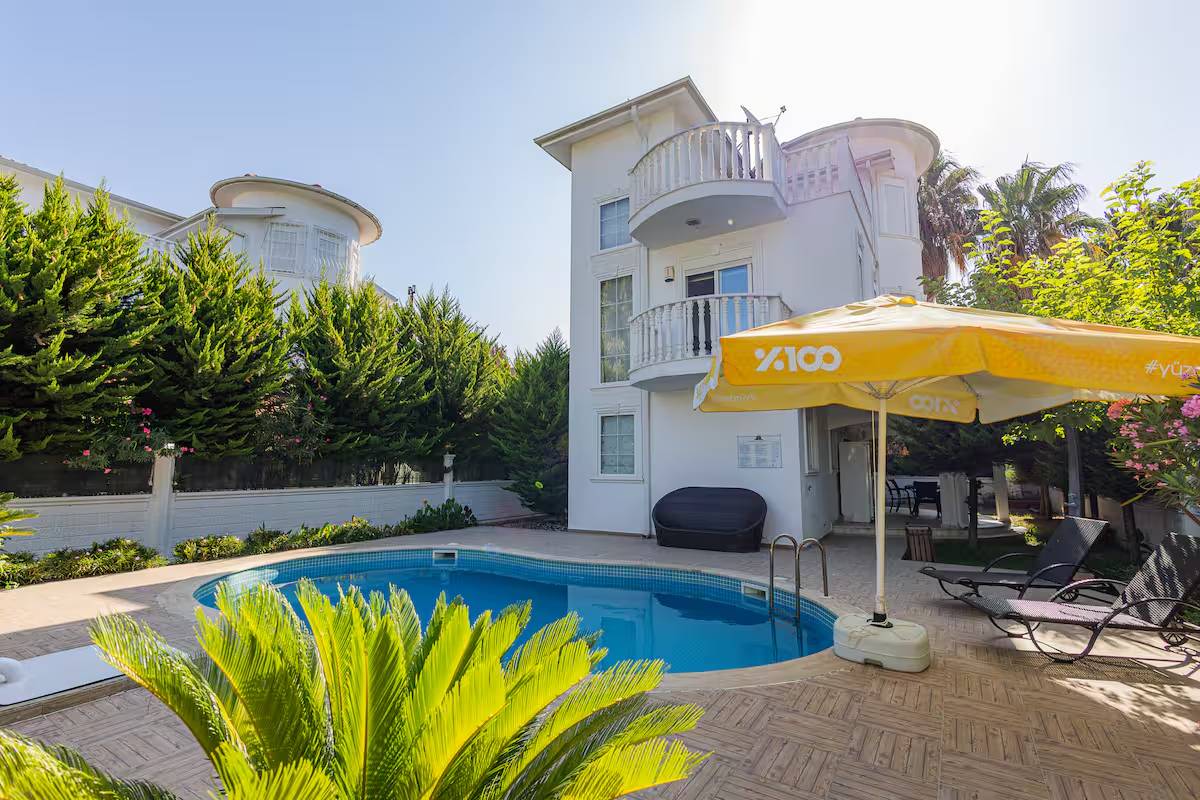 Serik Belek'te Geniş Ailelere Uygun, Özel Havuzlu, Ferah Villa 46293