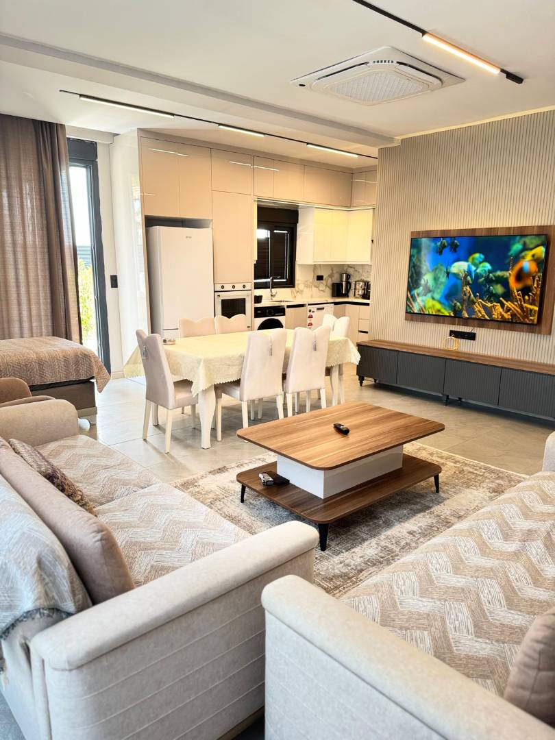 Serik Kadriye'de Geniş Ailelere Uygun, Özel Havuzlu, 3+1 Villa 45725 — 8