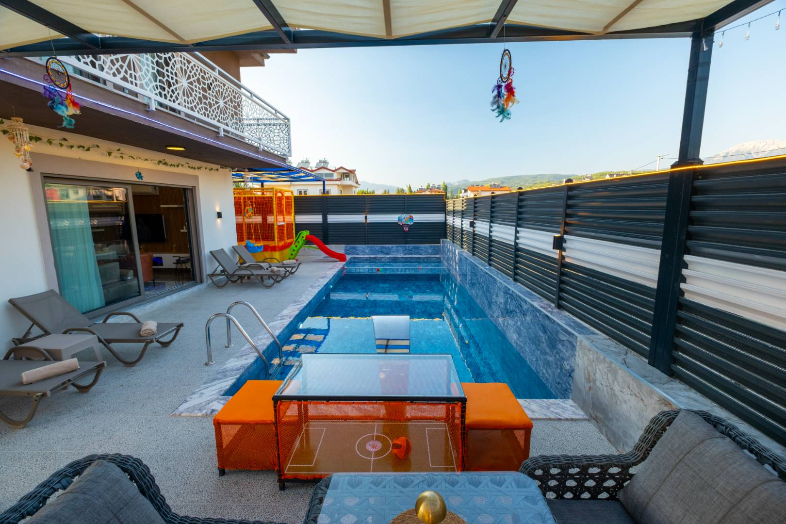 Seydikemer Gerişburnu'nda Modern Tasarımlı, Özel Havuzlu, İkiz Villa 45863 — 7