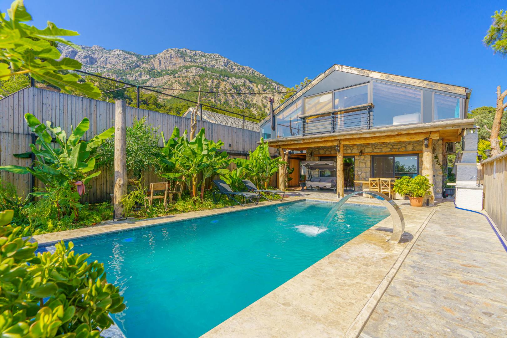 Seydikemer Karadere'de Balayı Çiftlerine Uygun, Özel Havuzlu, 1+1 Villa 46081 — 6