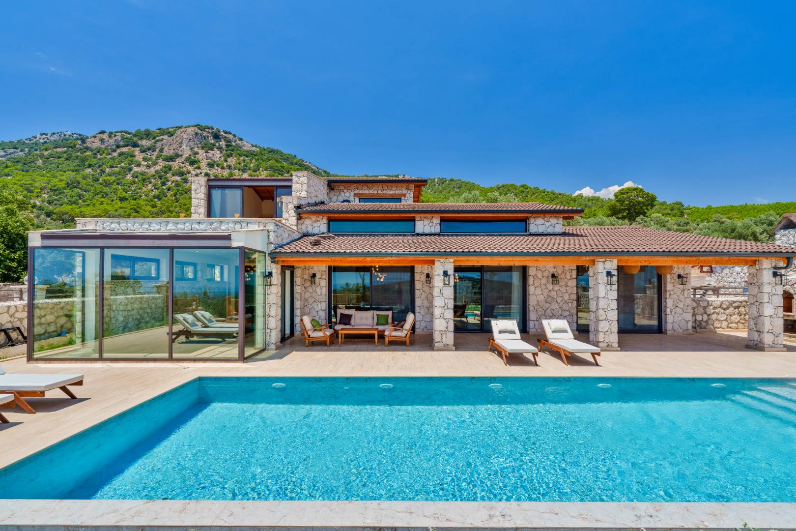 Fethiye Seydikemer'de Doğa İle İç İçe, Özel Havuzlu, Lüks Villa 46080 — 5