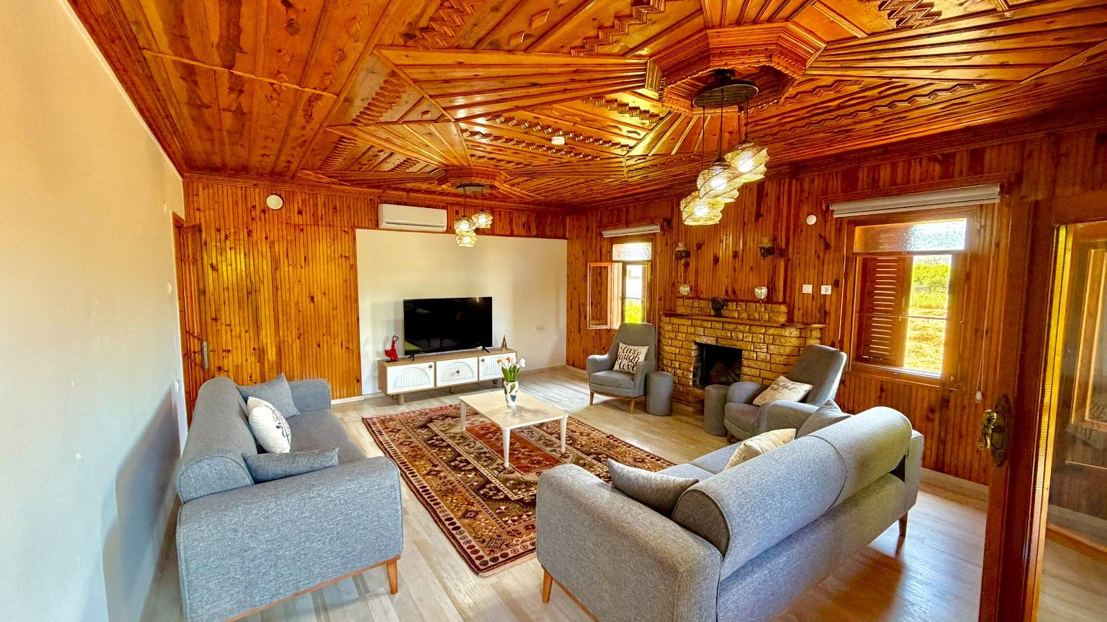 Ula Gökova'da Sakin Konumda, Özel Havuzlu, Kiralık Villa 46139 — 2