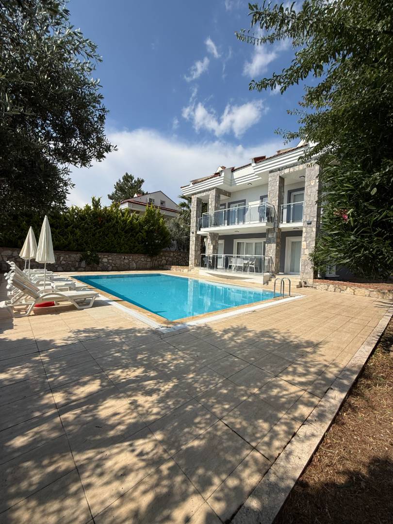 Fethiye Ölüdeniz'de Kalabalık Ailelere Uygun, Özel Havuzlu, Modern Villa 46015 — 2