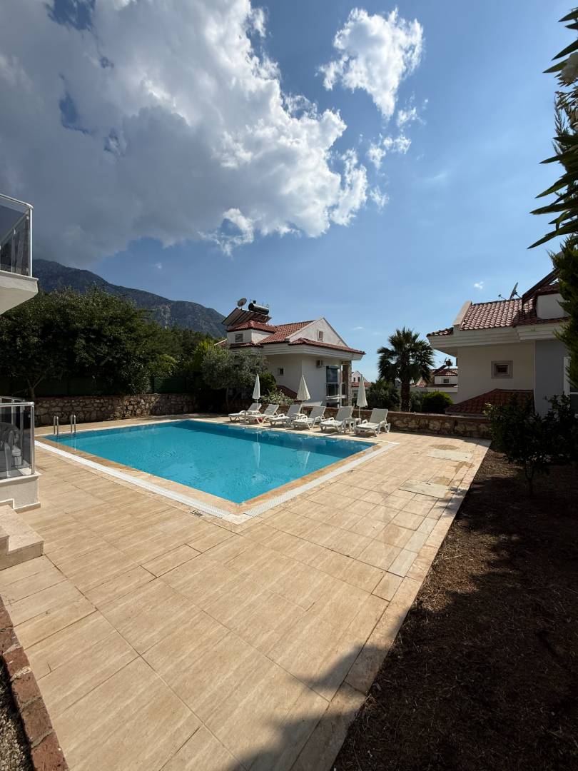 Fethiye Ölüdeniz'de Kalabalık Ailelere Uygun, Özel Havuzlu, Modern Villa 46015 — 3