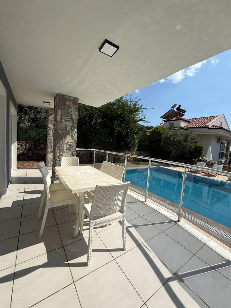 Fethiye Ölüdeniz'de Kalabalık Ailelere Uygun, Özel Havuzlu, Modern Villa 46015 — 4