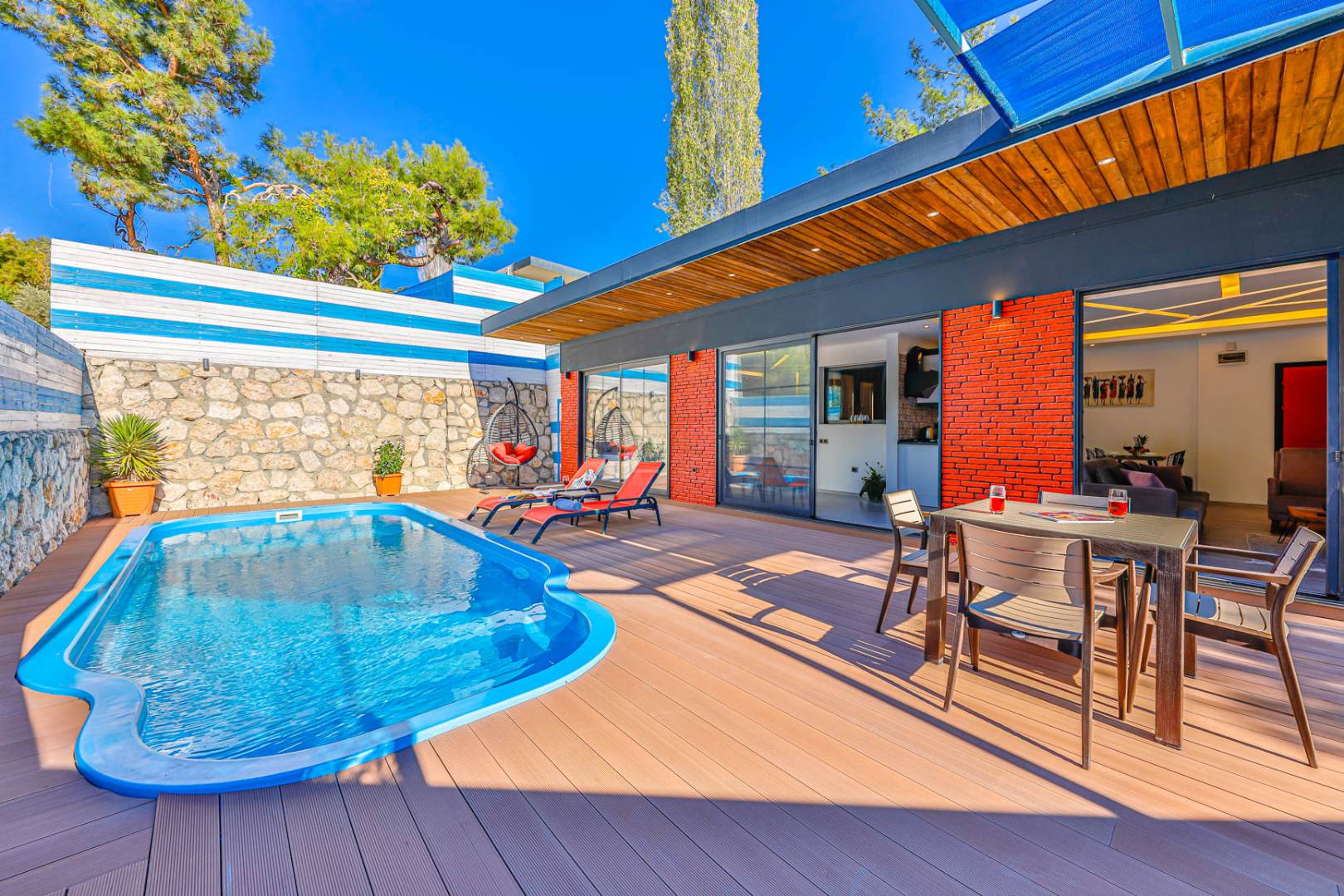 Kaş İslamlar'da Doğa İçerisinde, Özel Havuzlu, Korunaklı Villa 46109 — 4