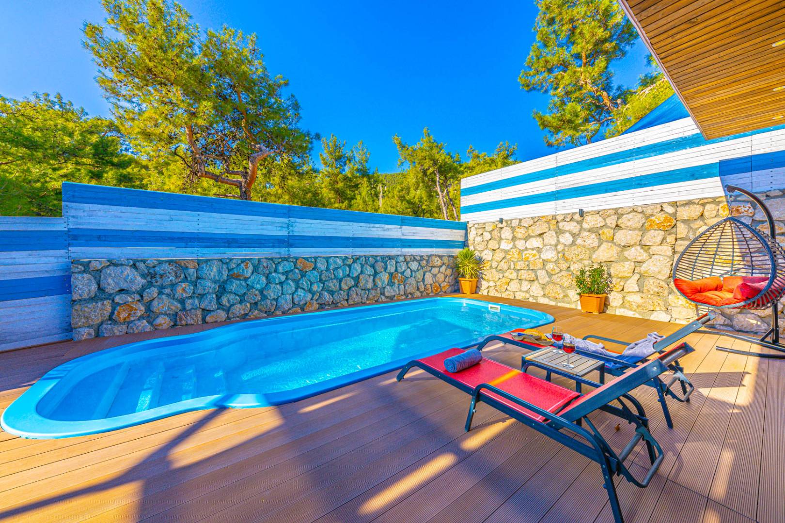 Kaş İslamlar'da Doğa İçerisinde, Özel Havuzlu, Korunaklı Villa 46109 — 2