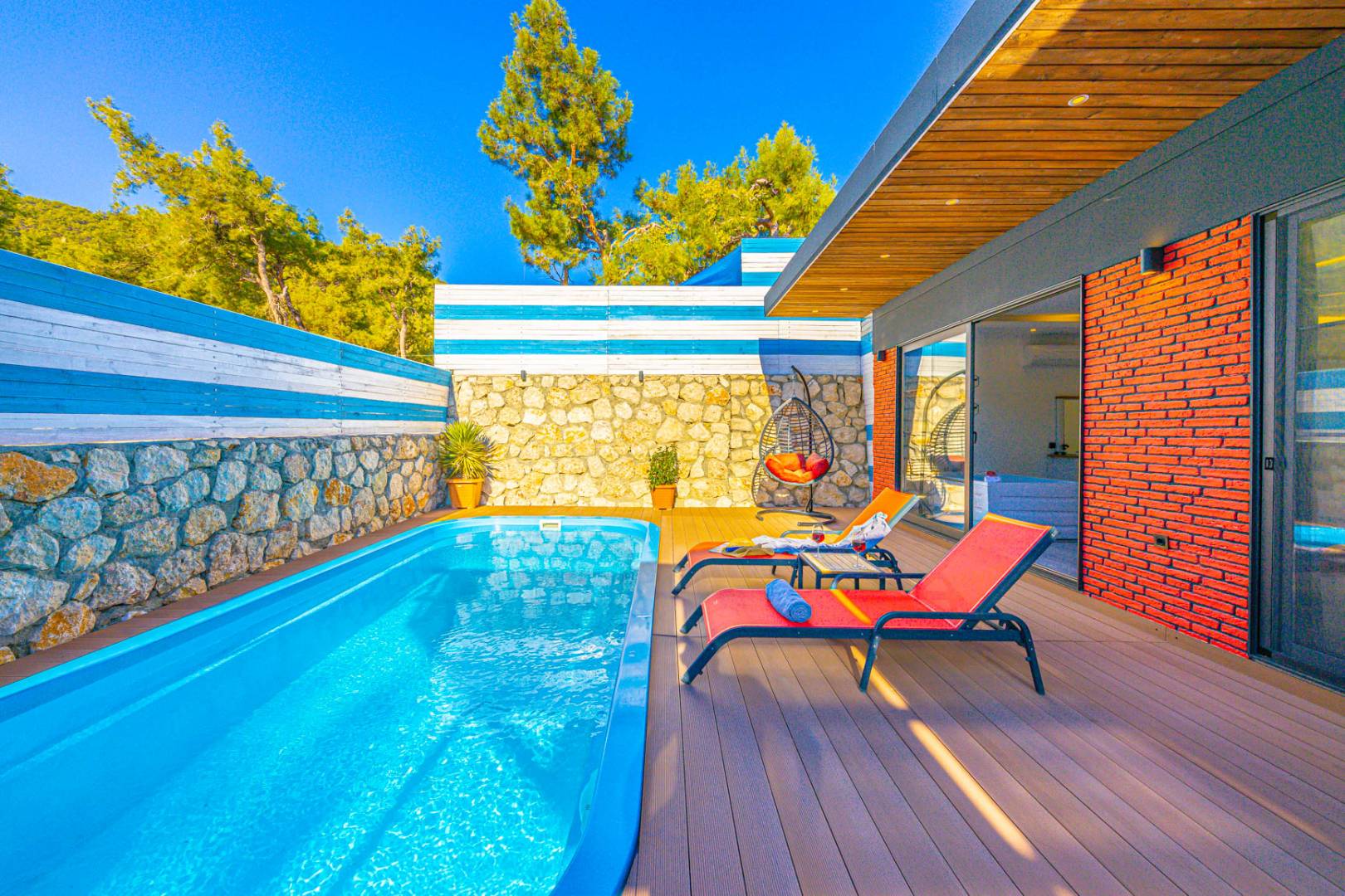 Kaş İslamlar'da Doğa İçerisinde, Özel Havuzlu, Korunaklı Villa 46109 — 3