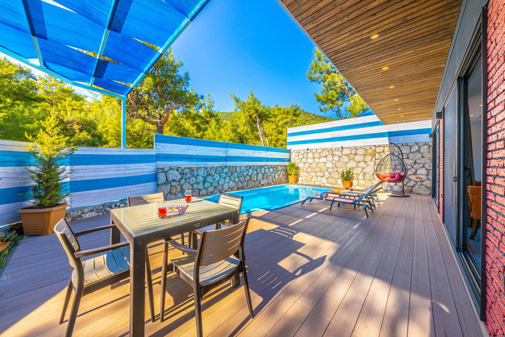 Kaş İslamlar'da Doğa İçerisinde, Özel Havuzlu, Korunaklı Villa 46109 — 7