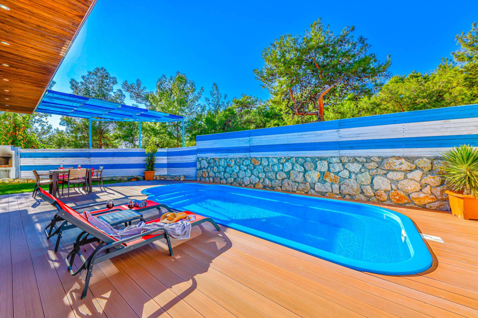 Kaş İslamlar'da Doğa İçerisinde, Özel Havuzlu, Korunaklı Villa 46109 — 8