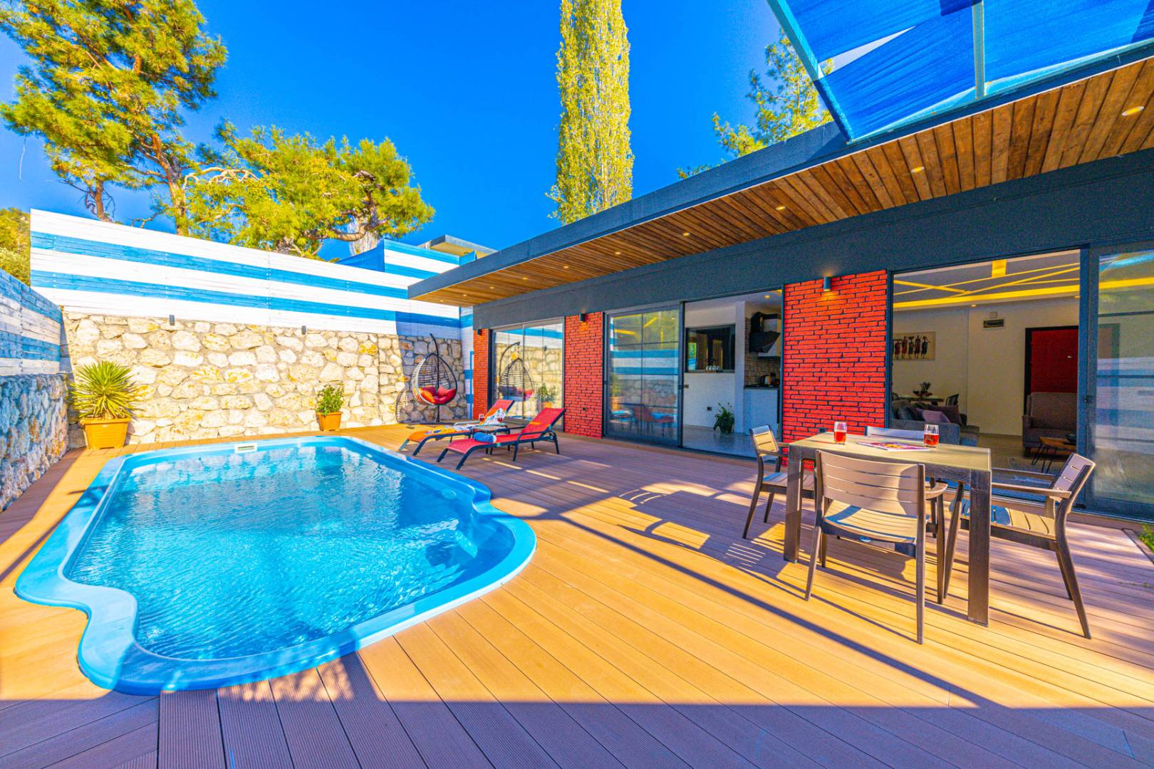 Kaş İslamlar'da Doğa İçerisinde, Özel Havuzlu, Korunaklı Villa 46109 — 6