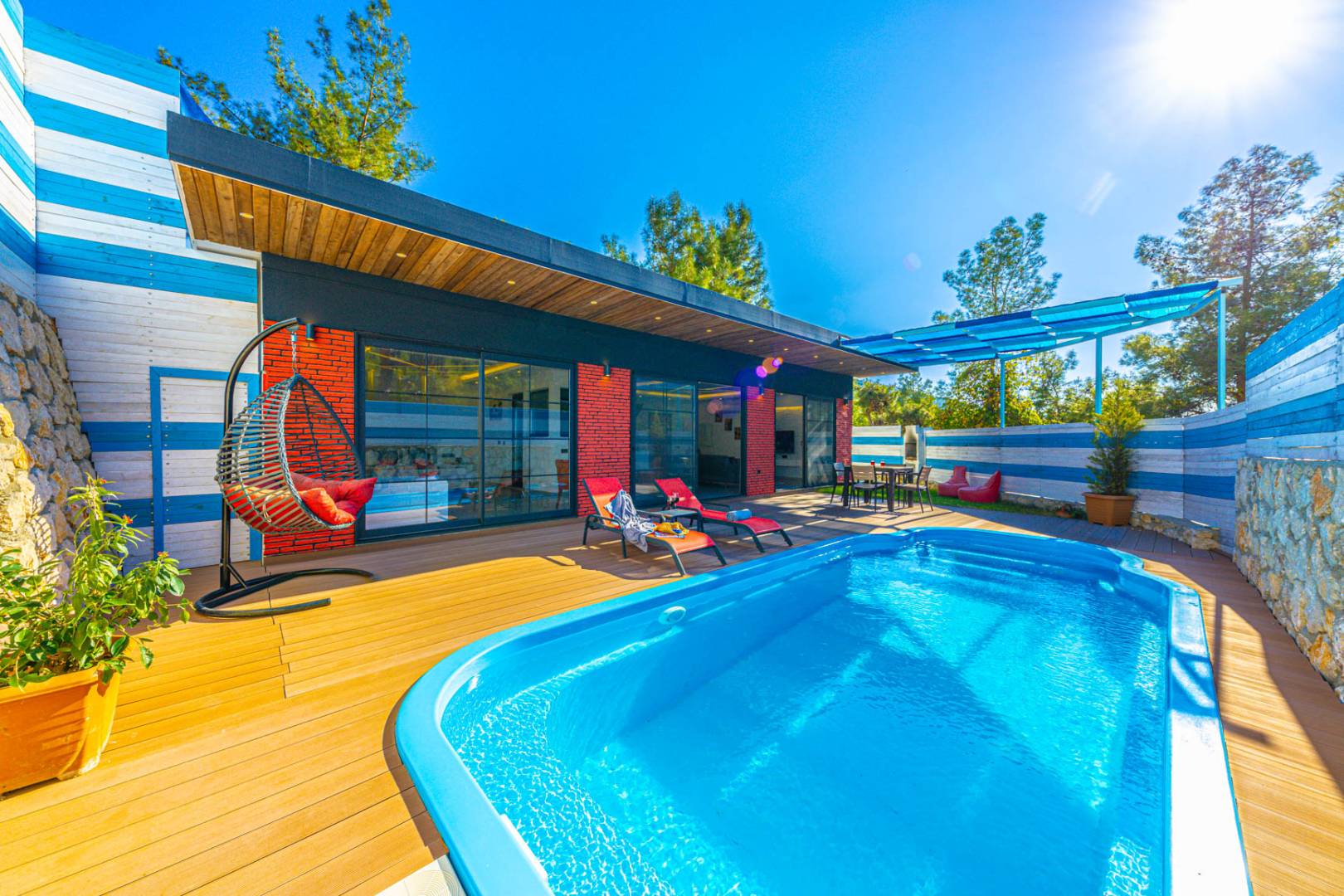 Kaş İslamlar'da Doğa İçerisinde, Özel Havuzlu, Korunaklı Villa 46109 — 5