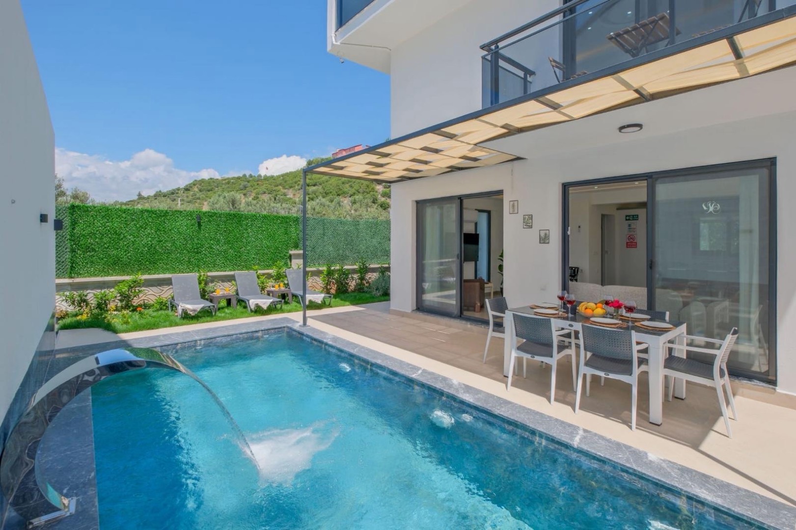 Fethiye Karaçulha'da Sakin Konumda, Özel Havuzlu, Bahçeli Villa 45998 — 4
