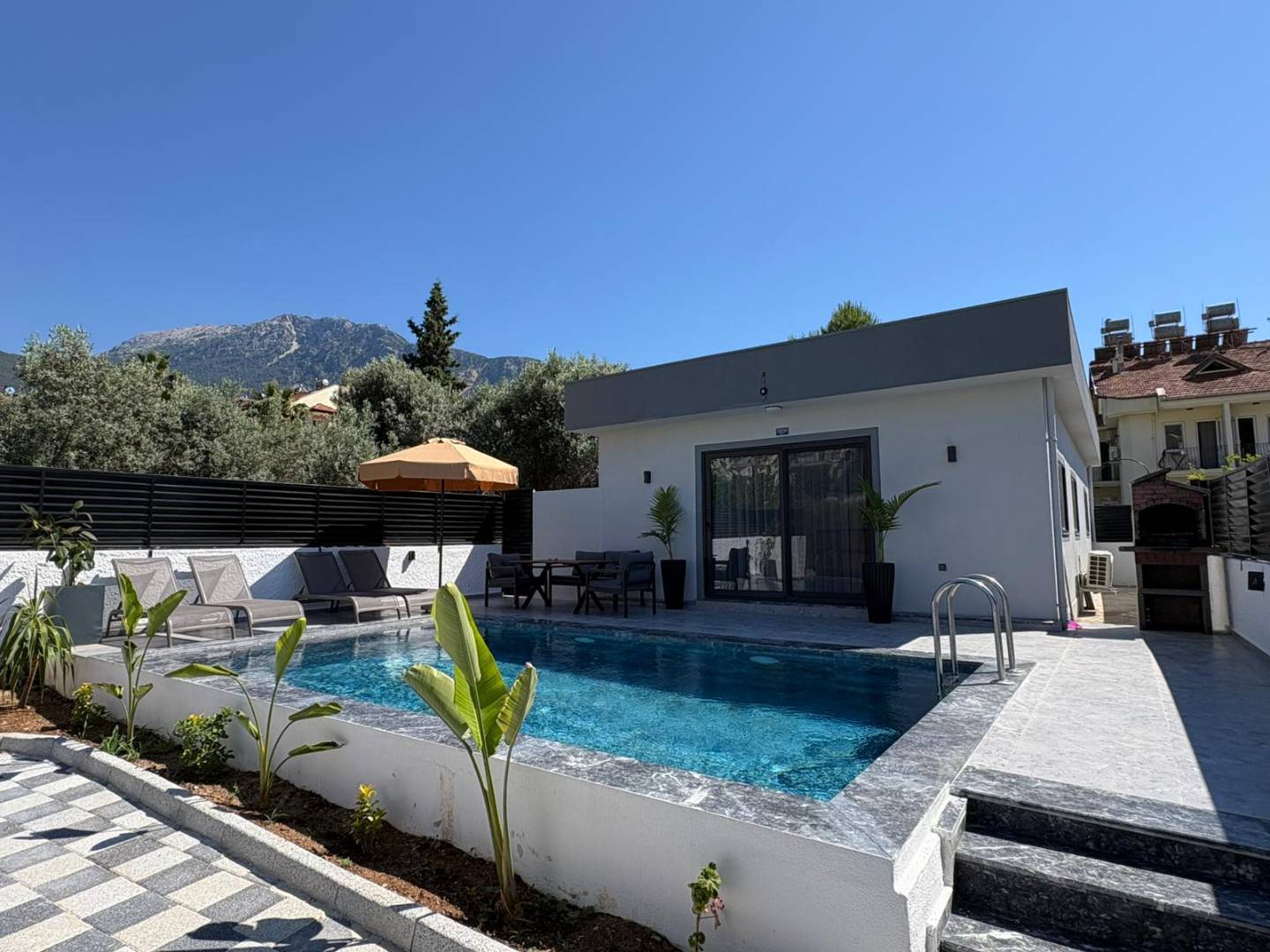 Fethiye Ölüdeniz'de Çekirdek Ailelere Uygun, Özel Havuzlu, 2+1 Villa 45796 — 2