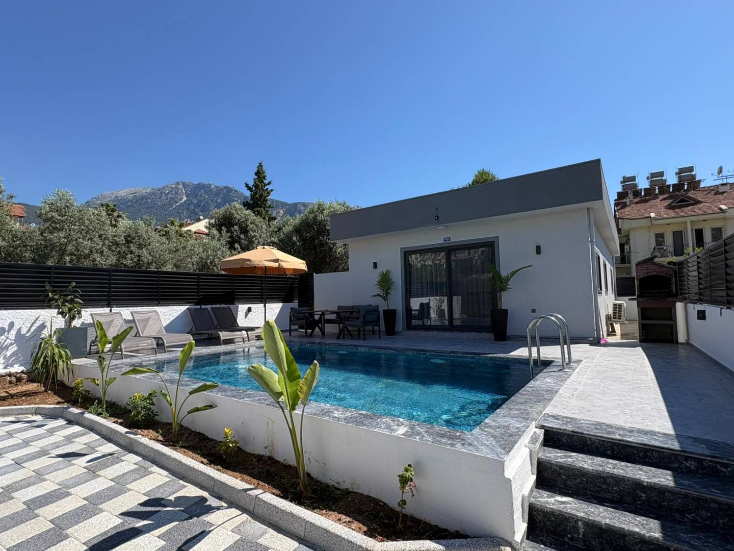 Fethiye Ölüdeniz'de Çekirdek Ailelere Uygun, Özel Havuzlu, 2+1 Villa 45796 — 5