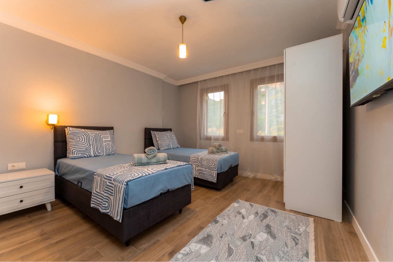 Marmaris Orhaniye'de Geniş Ailelere Uygun, Özel Havuzlu, Bahçeli Villa
