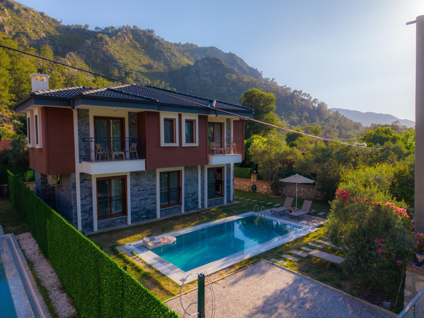 Marmaris Orhaniye'de Geniş Ailelere Uygun, Özel Havuzlu, Bahçeli Villa