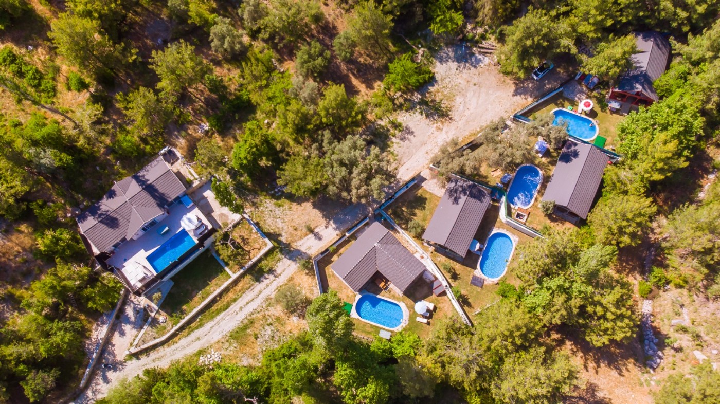 Kalkan'da Gözlerden Uzak, Özel Havuzlu, Şirin Kiralık Villa