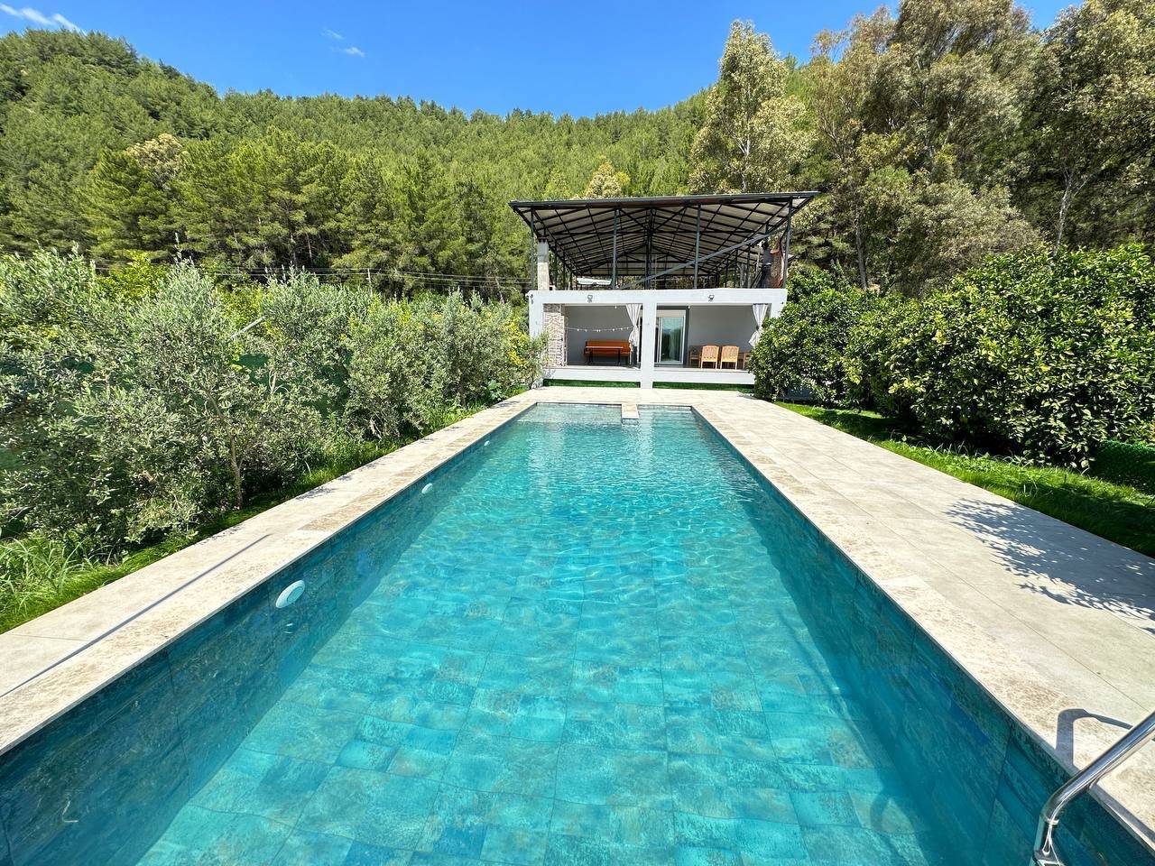 Muğla Ortaca'da Eşsiz Doğa ile İç İçe, Özel Havuzlu, Korunaklı, 3+1 Kiralık Villa