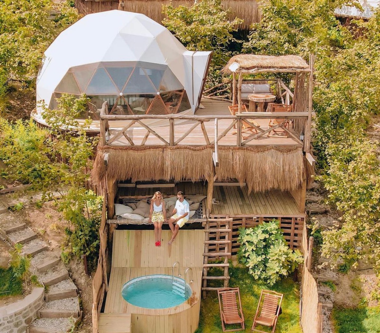Sapanca’da Doğa ile İç İçe, Serinleme ve Sıcak Havuzlu, Glamping Çadırı