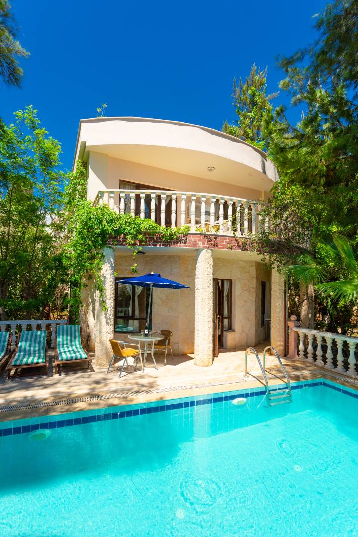 Kaş Kalkan Merkezde, Doğa İçerisinde, Merkezi Konumda, 4 Kişilik Villa