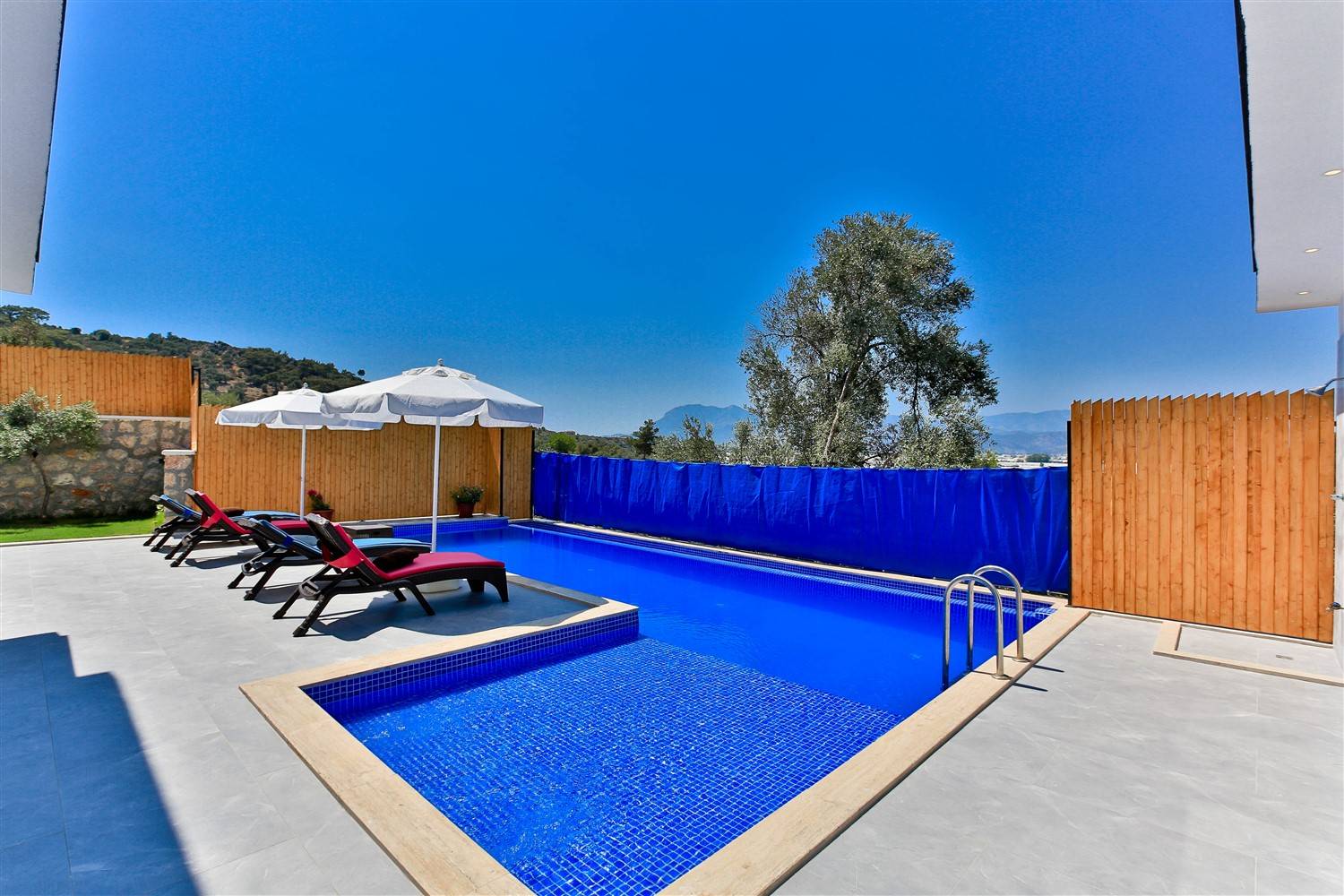 Kaş Patara'da Modern Mimarili, Özel Havuzlu, 2+1 Yazlık Villa