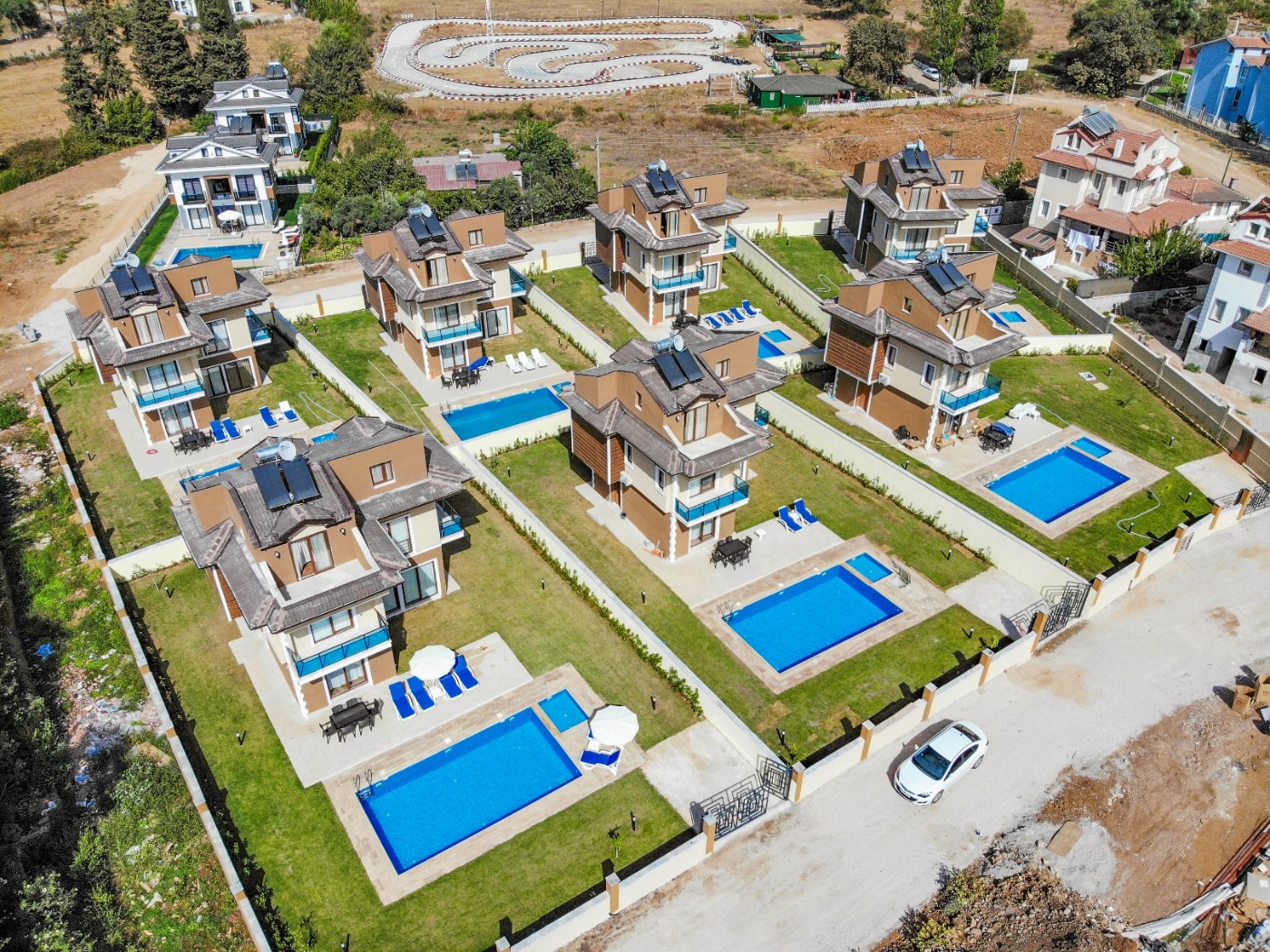Fethiye Ölüdeniz'de Merkeze Yakın, Kiralık Özel Havuzlu, Şık Mimarili, Kiralık Villa