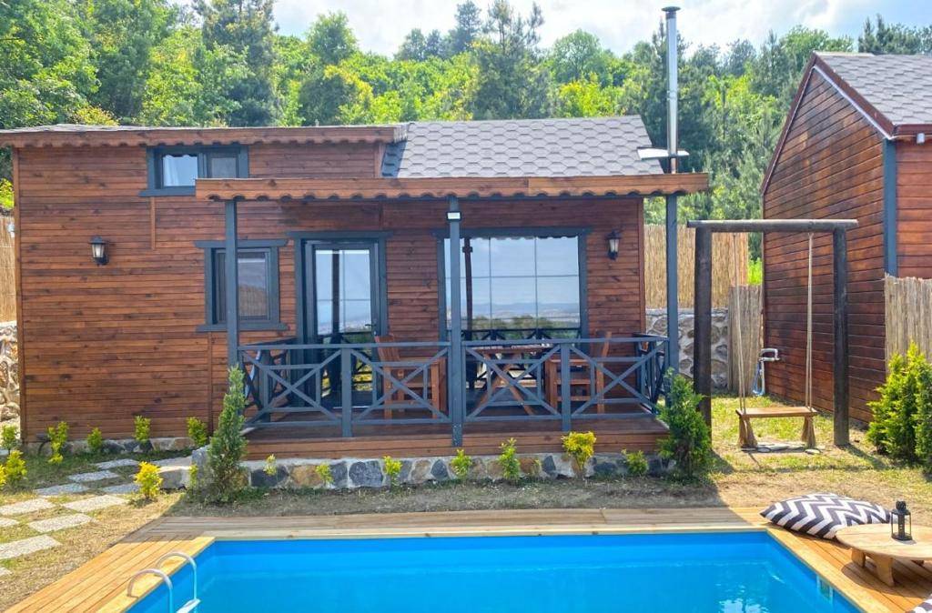 Sakarya Sapanca'da Doğa İle İç İçe, Özel Havuzlu, Tiny House