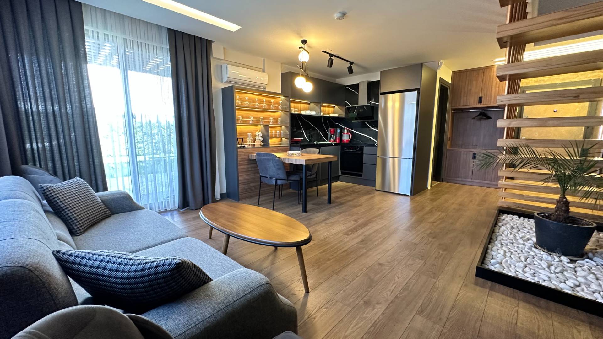 Belek Kadriye'de Modern Mimarili, Özel Havuzlu, Dubleks Loft Villa