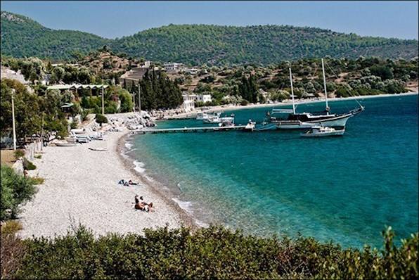 Bodrum Mazı'da Aileler İçin Uygun, Özel Plajlı, Müstakil Villa