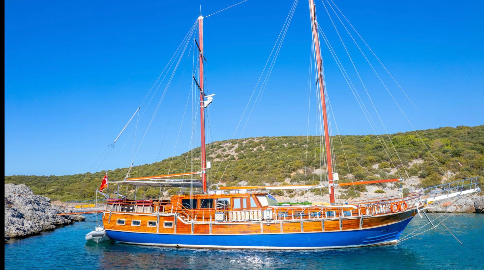 Bodrum'un Eşsiz Maviliklerinde, 22 Metre, 6 Kabinli, Kiralık Gulet