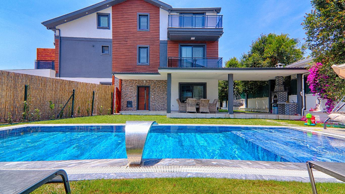Göcek'te Kalabalık Aileler İçin Uygun, Özel Havuzlu, Lüks İkiz Villa-34308