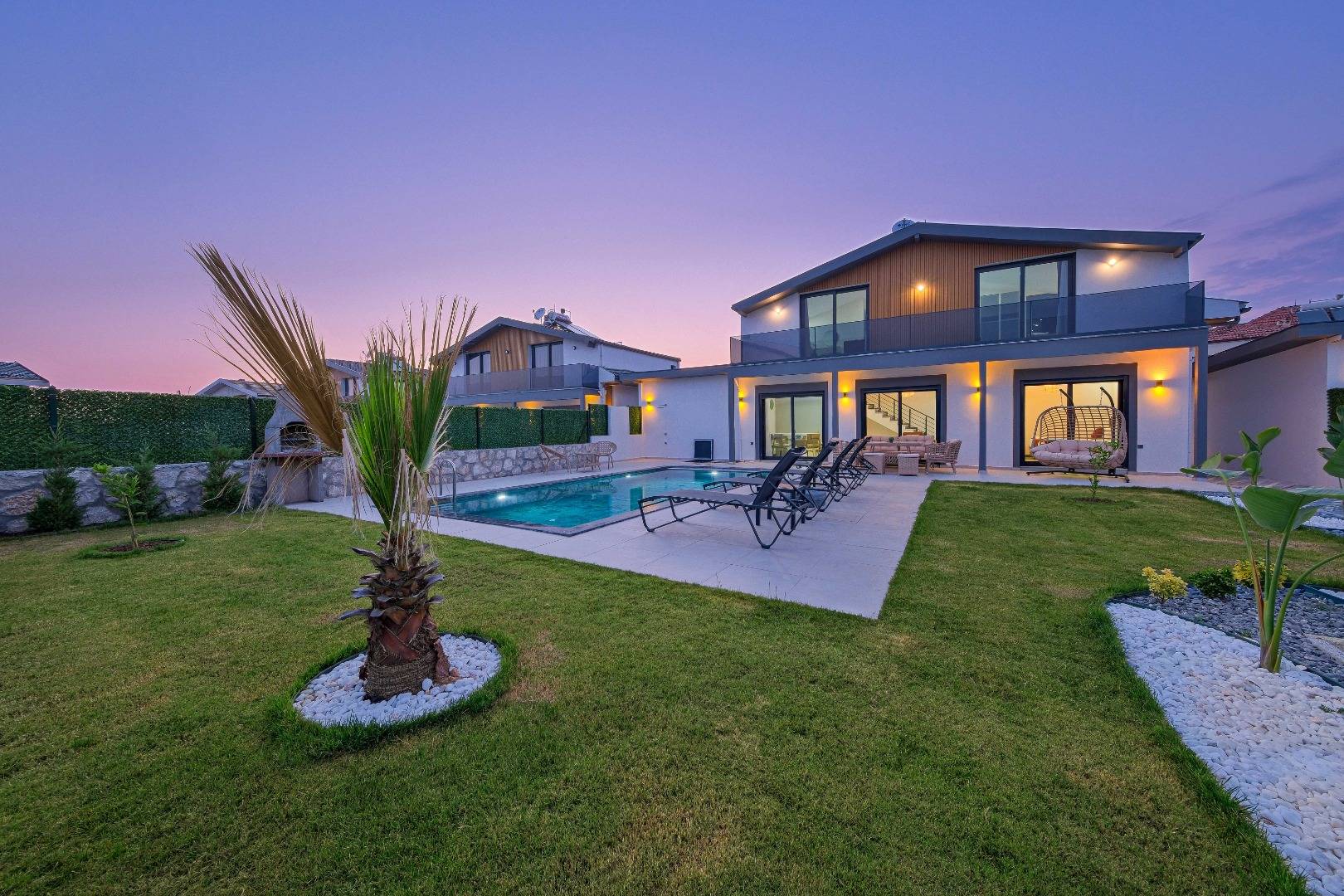 Fethiye Kargı'da Huzurlu Doğa İçerisinde, Özel Havuzlu, Saunalı Villa