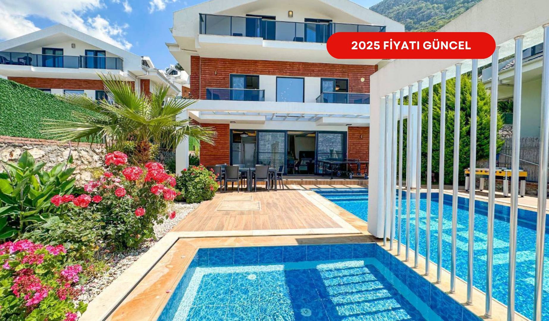 Fethiye Ovacık'ta Merkezi Konumda, Özel Havuzlu, Lüks Villa