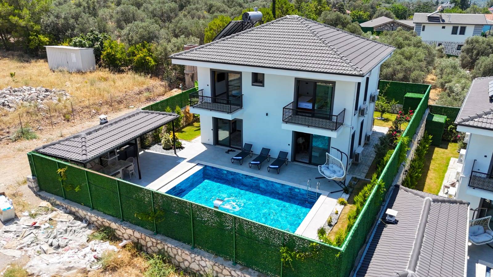 Fethiye'de Kalabalık Ailelere Uygun, Özel Havuzlu, Jakuzili Villa