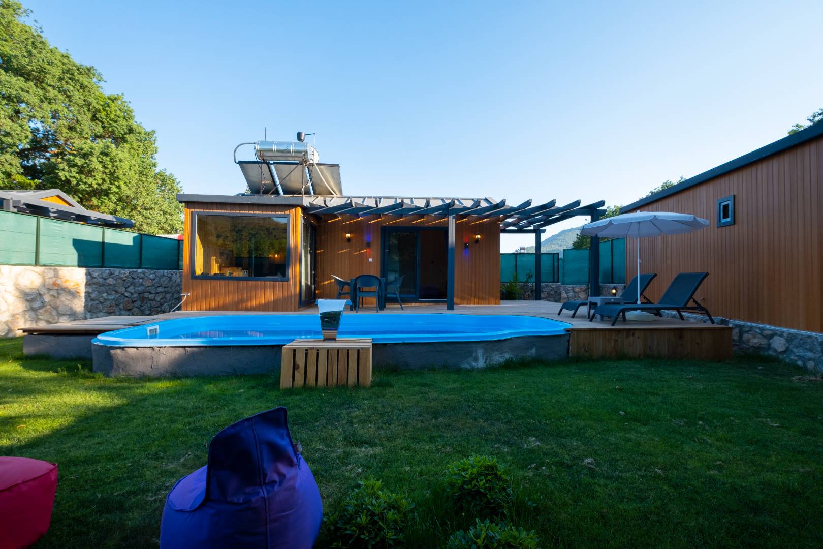Fethiye Kayaköy'de Özel Havuzlu, Modern Tasarımlı, Lüks, Tiny House