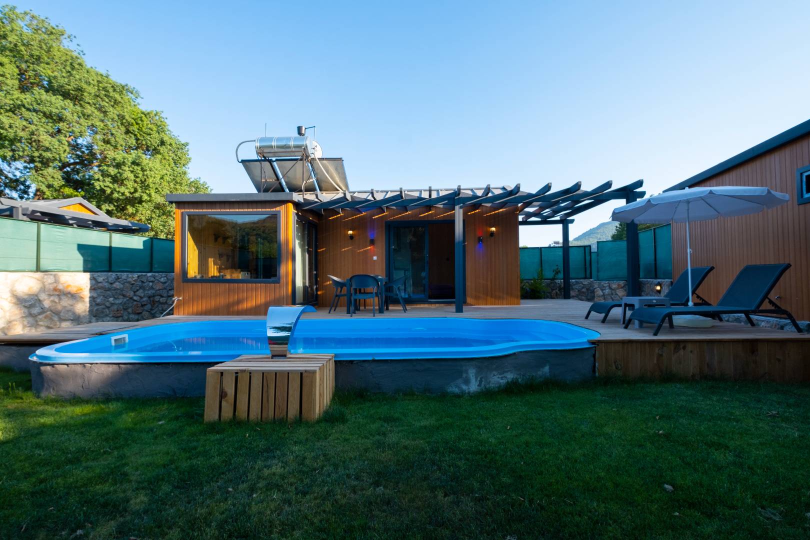 Fethiye Kayaköy'de Özel Havuzlu, Modern Tasarımlı, Lüks, Tiny House