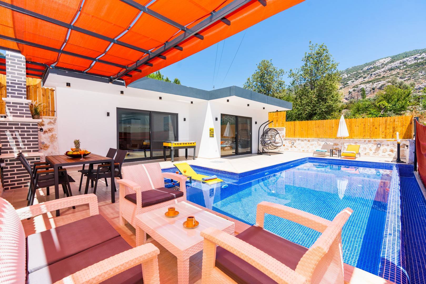 Kaş İslamlar'da Doğa İçerisinde, Özel Havuzlu, Balayı Villası-34073